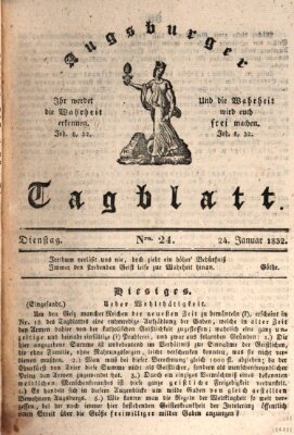 Augsburger Tagblatt Dienstag 24. Januar 1832