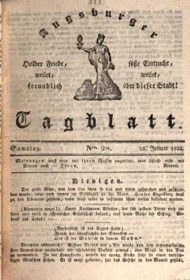 Augsburger Tagblatt Samstag 28. Januar 1832