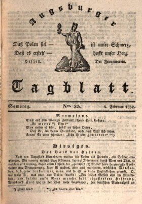 Augsburger Tagblatt Samstag 4. Februar 1832