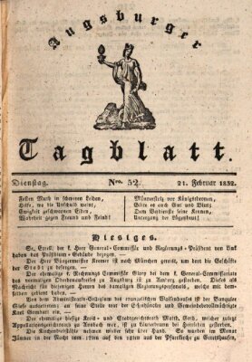 Augsburger Tagblatt Dienstag 21. Februar 1832