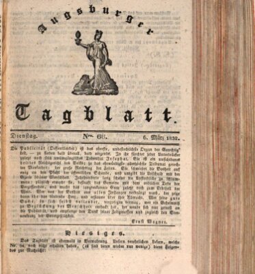 Augsburger Tagblatt Dienstag 6. März 1832