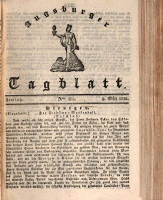 Augsburger Tagblatt Freitag 9. März 1832