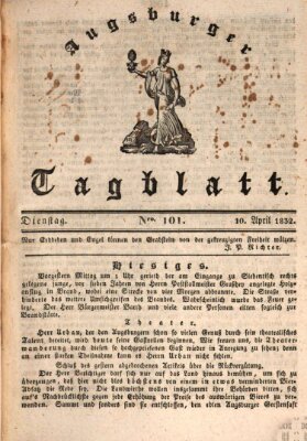 Augsburger Tagblatt Dienstag 10. April 1832