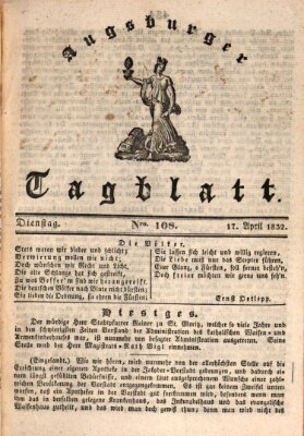 Augsburger Tagblatt Dienstag 17. April 1832