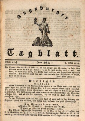 Augsburger Tagblatt Mittwoch 2. Mai 1832