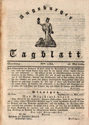 Augsburger Tagblatt Sonntag 13. Mai 1832