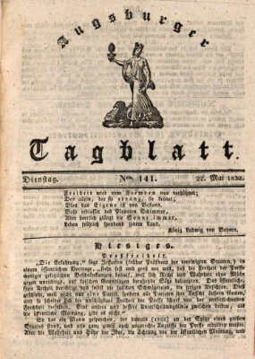 Augsburger Tagblatt Dienstag 22. Mai 1832