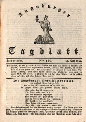 Augsburger Tagblatt Donnerstag 31. Mai 1832