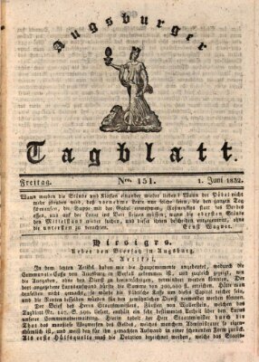 Augsburger Tagblatt Freitag 1. Juni 1832