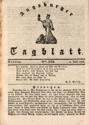 Augsburger Tagblatt Samstag 2. Juni 1832