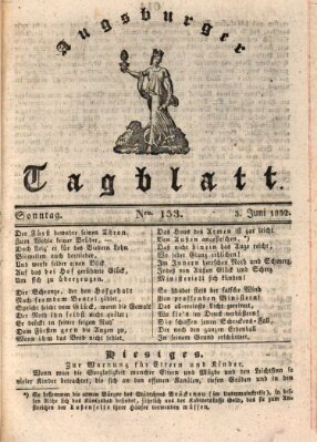 Augsburger Tagblatt Sonntag 3. Juni 1832