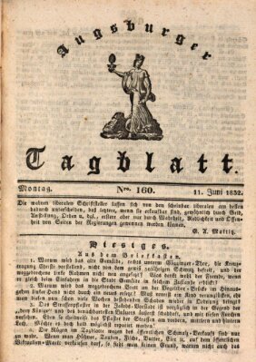 Augsburger Tagblatt Montag 11. Juni 1832