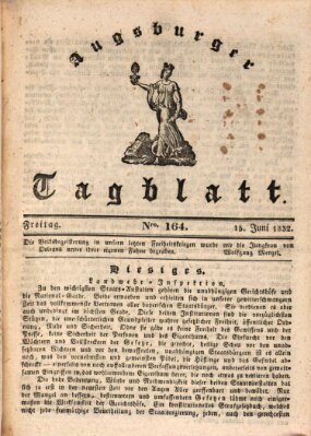 Augsburger Tagblatt Freitag 15. Juni 1832