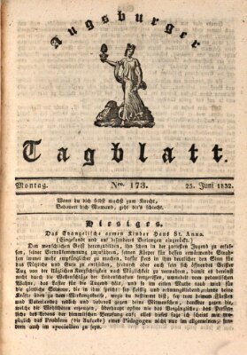 Augsburger Tagblatt Montag 25. Juni 1832