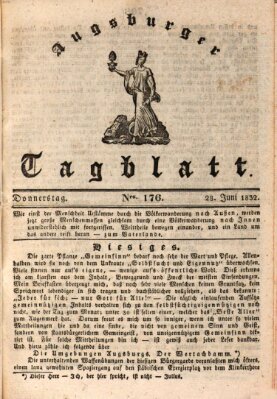 Augsburger Tagblatt Donnerstag 28. Juni 1832