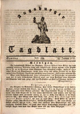 Augsburger Tagblatt Samstag 19. Januar 1833