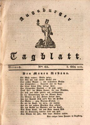 Augsburger Tagblatt Mittwoch 6. März 1833