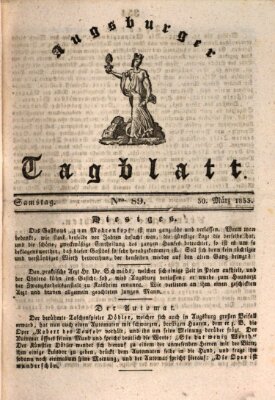 Augsburger Tagblatt Samstag 30. März 1833