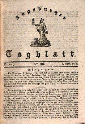 Augsburger Tagblatt Montag 8. April 1833