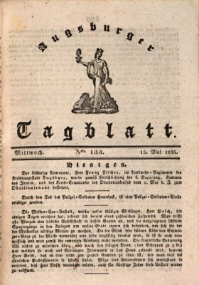 Augsburger Tagblatt Mittwoch 15. Mai 1833