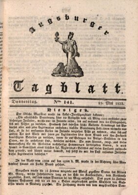 Augsburger Tagblatt Donnerstag 23. Mai 1833