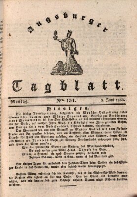 Augsburger Tagblatt Montag 3. Juni 1833