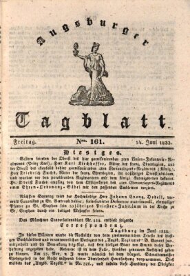 Augsburger Tagblatt Freitag 14. Juni 1833