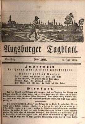 Augsburger Tagblatt Dienstag 9. Juli 1833