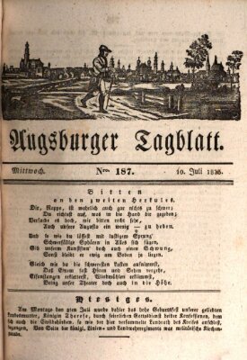 Augsburger Tagblatt Mittwoch 10. Juli 1833