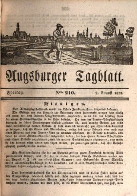 Augsburger Tagblatt Freitag 2. August 1833