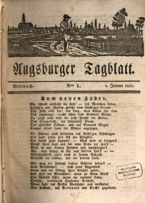 Augsburger Tagblatt Mittwoch 1. Januar 1834