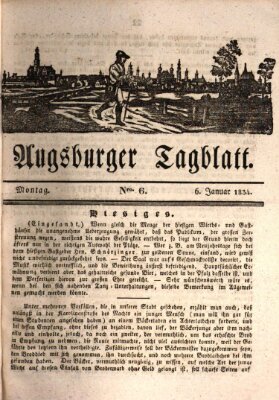 Augsburger Tagblatt Montag 6. Januar 1834