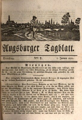 Augsburger Tagblatt Dienstag 7. Januar 1834