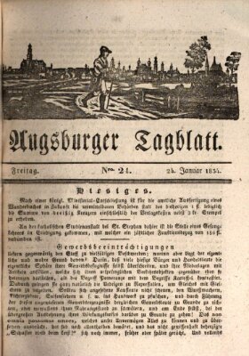 Augsburger Tagblatt Freitag 24. Januar 1834