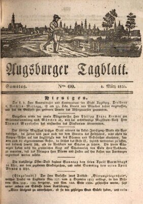 Augsburger Tagblatt Samstag 1. März 1834