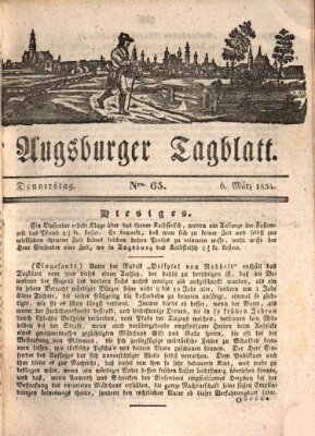 Augsburger Tagblatt Donnerstag 6. März 1834