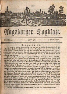 Augsburger Tagblatt Freitag 7. März 1834