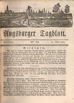 Augsburger Tagblatt Dienstag 11. März 1834