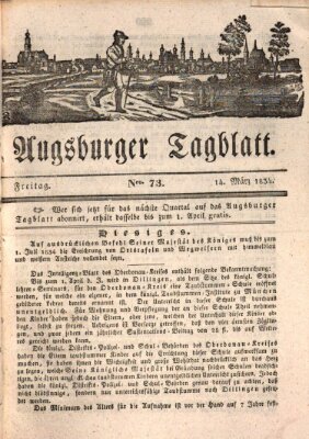 Augsburger Tagblatt Freitag 14. März 1834