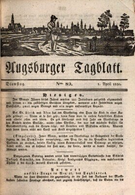 Augsburger Tagblatt Dienstag 1. April 1834