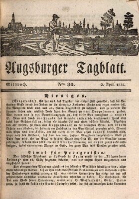 Augsburger Tagblatt Mittwoch 2. April 1834