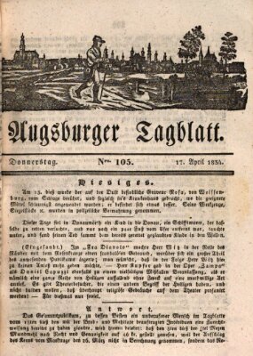 Augsburger Tagblatt Donnerstag 17. April 1834