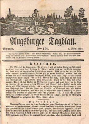 Augsburger Tagblatt Montag 9. Juni 1834