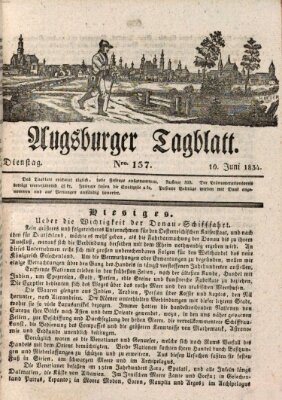 Augsburger Tagblatt Dienstag 10. Juni 1834