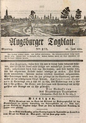 Augsburger Tagblatt Montag 16. Juni 1834