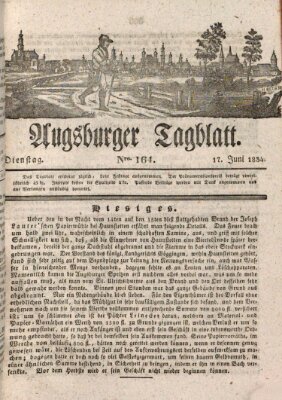 Augsburger Tagblatt Dienstag 17. Juni 1834