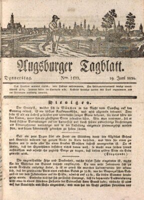 Augsburger Tagblatt Donnerstag 19. Juni 1834