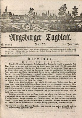 Augsburger Tagblatt Montag 23. Juni 1834