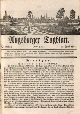 Augsburger Tagblatt Dienstag 24. Juni 1834