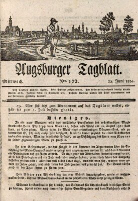 Augsburger Tagblatt Mittwoch 25. Juni 1834